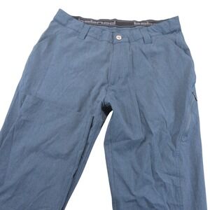 Banded Mens Pants 34x32 Aqua Blue Outdoor Hiking Performance Spandex Lightweight